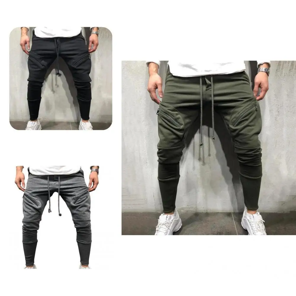 

Спортивные штаны, носимые однотонные противовзрывные легкие штаны для бега, Мужские штаны для улицы