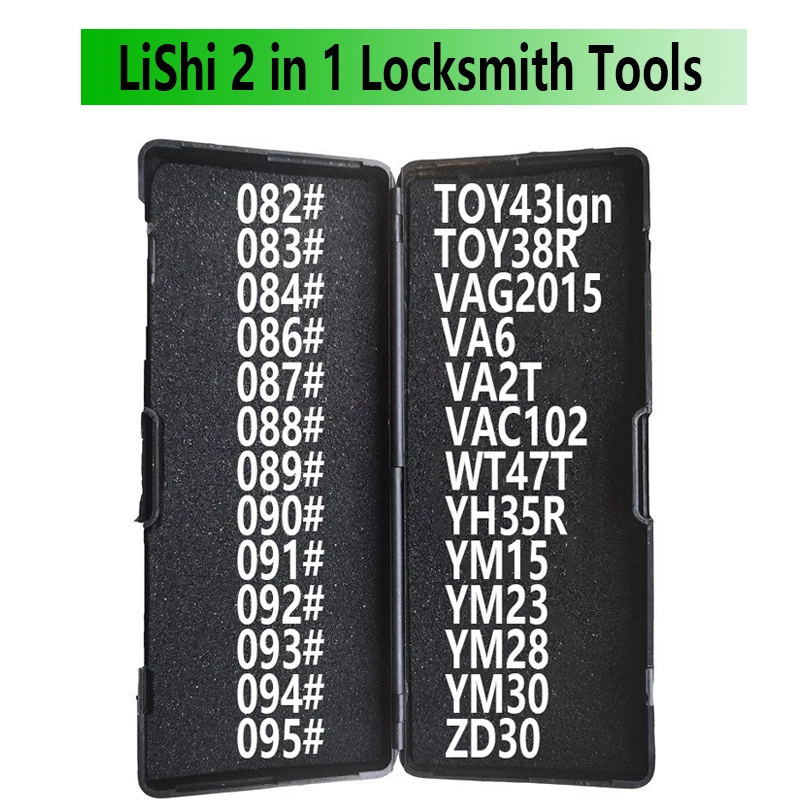 

82-95 LiShi 2 in 1 2in1 TOY43 TOY38R VAG2015 HU162T(8) VA6 VA2T VAC102 WT47T YH35R YM15 YM23 YM28 YM30 ZD30 Locksmith Tools