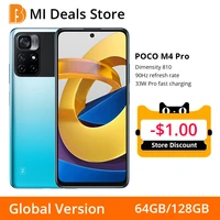 Global Version POCO Pro Smartphone NFC 4GB 64GB 6GB 128GB MTK Dimensity 810 6 6  50MP 33W Pro Fast Charging 5000mAh