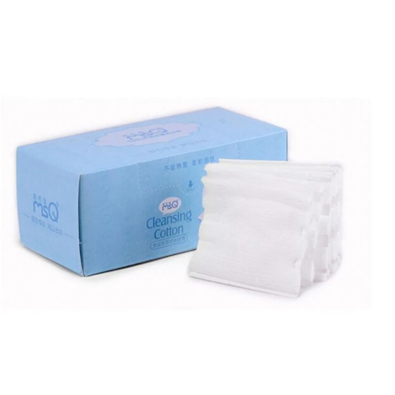 

50 шт./пакет, органические ватные тампоны для лица, средство для удаления лака для лица, косметическая салфетка, инструменты для макияжа и ухода за кожей