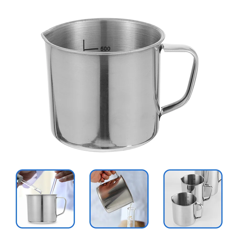 

Concentrate Laboratory Beaker Espresso Mug 1 Liter Measuring Cup Stainless Steel