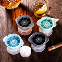 silicone sphere ice cube mold reusable whiskey ice hockey mold quick freezer ice ball diy mould kitchen gadgets and accessories