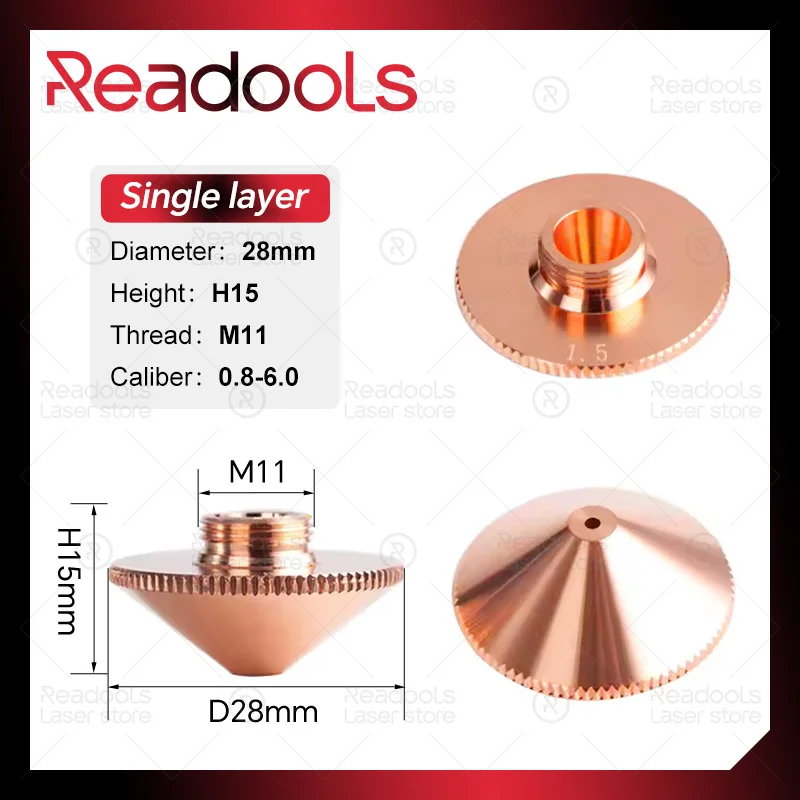 

Насадки для лазерной резки Readools D28 M11 H15