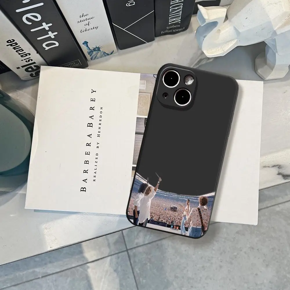 Фото Противоударный прозрачный чехол HD Famous Band Queen для iPhone 17 Air 16 15 14 Plus 13 12 11 Pro Max 16e HYBXAXC №4