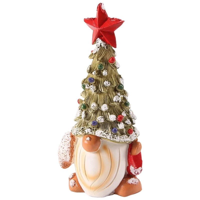 

Christmas Dwarf Figurines Gnome Christmas Tree Tabletop Christmas Tree For Table Desk Christmas Decorations Ornament