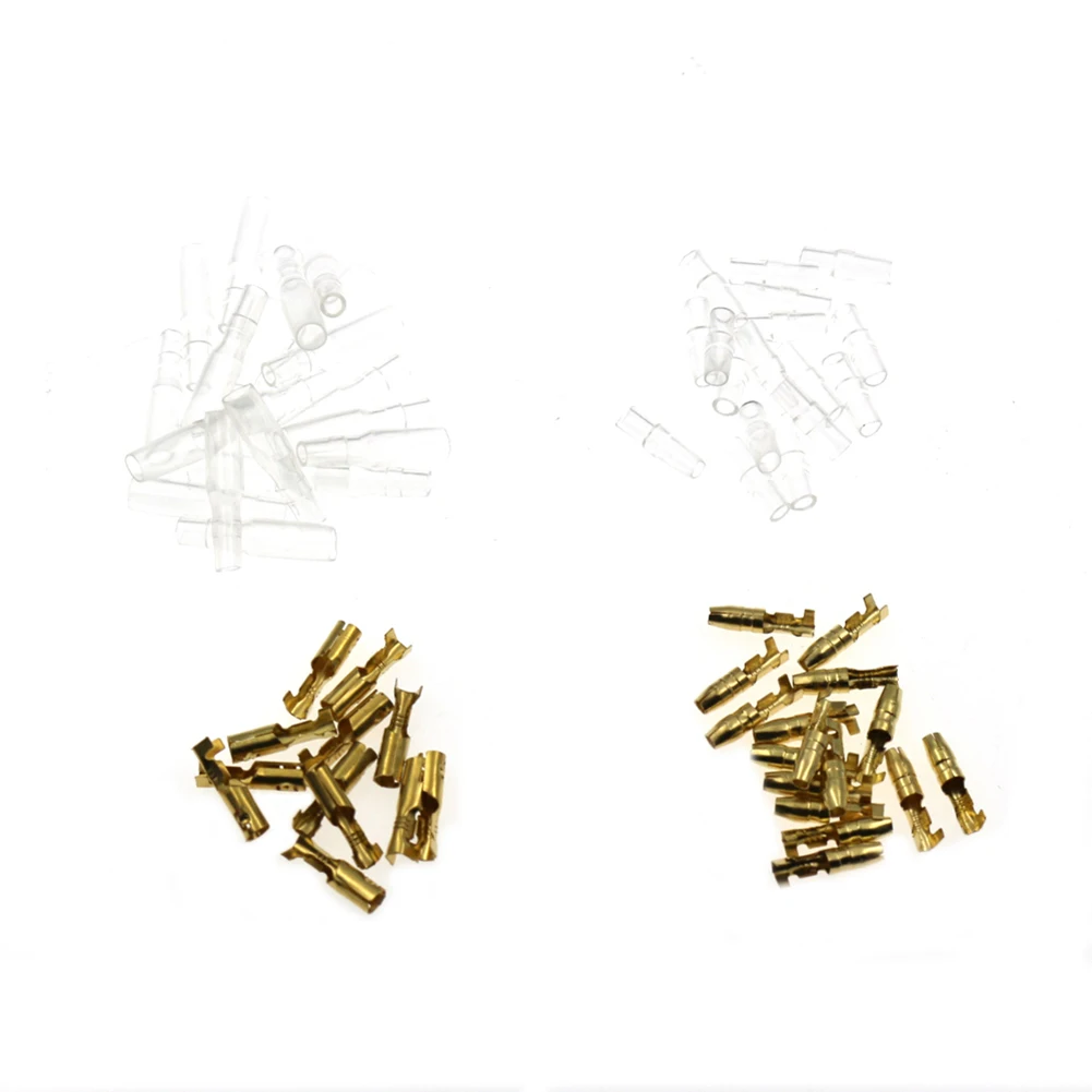 

400Pcs 4.0 Female Terminals Connector Kit Electrical Wire Butt Connectors 0.3mm Thickness 0.5 To 2.5 Square Electric Tools