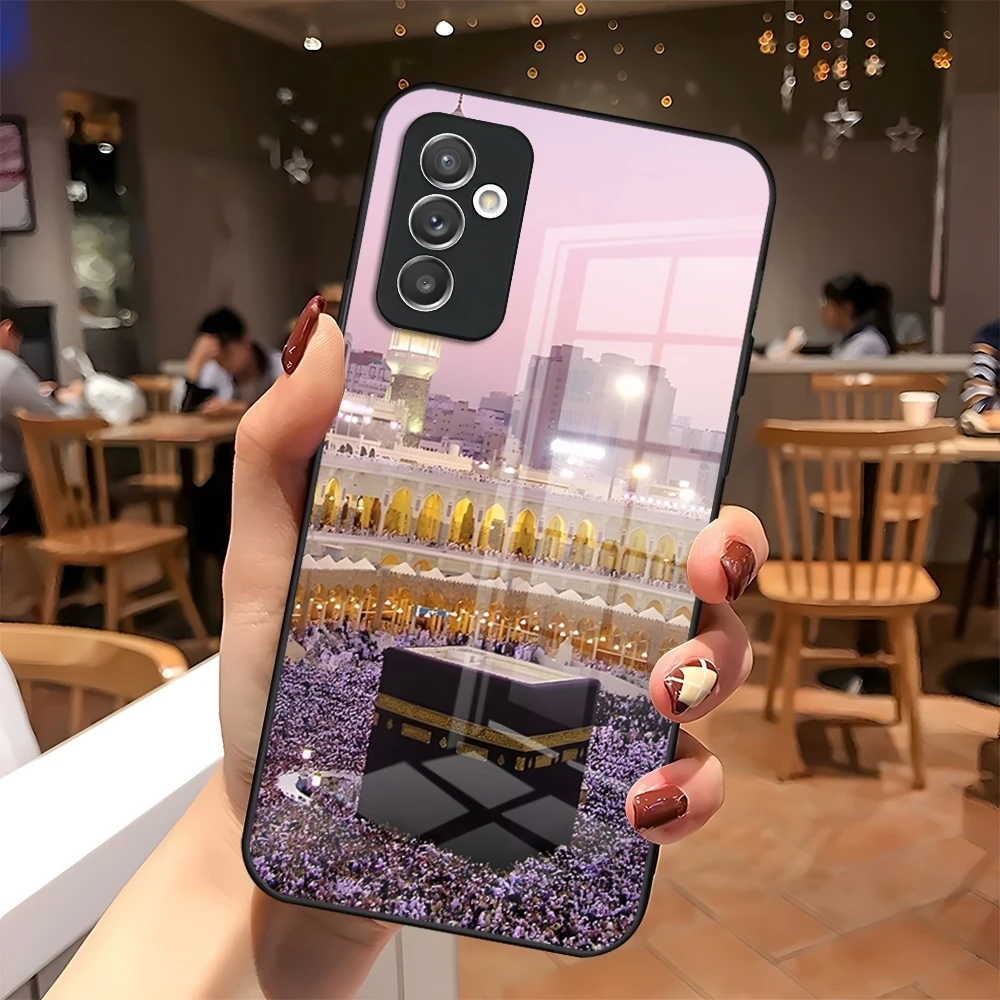 Стеклянный чехол для Samsung S20 S30 S21 A34 A54 A53 M54 A24 Note 20