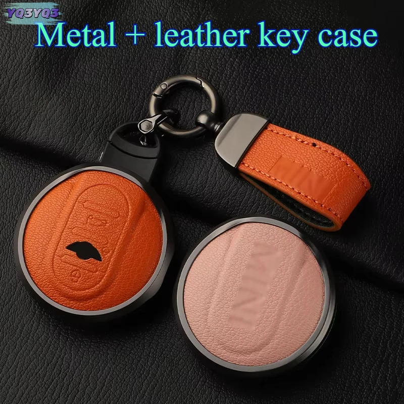 Для BMW Mini COOPER S ONE JCW F54 F55 F56 F57 F60 CLUBMAN COUNTRYMAN Держатель дистанционного брелока Кожаный