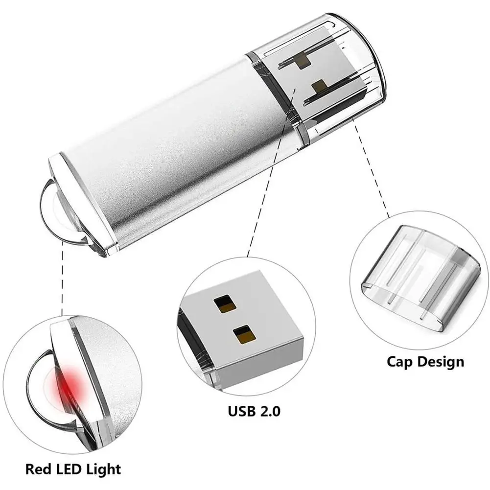 

Высокоскоростной Usb флеш-накопитель Cw10029, Серебристый Портативный накопитель, Usb-диск, мини-карта памяти, гаджет для фотографии, подарок, опт...