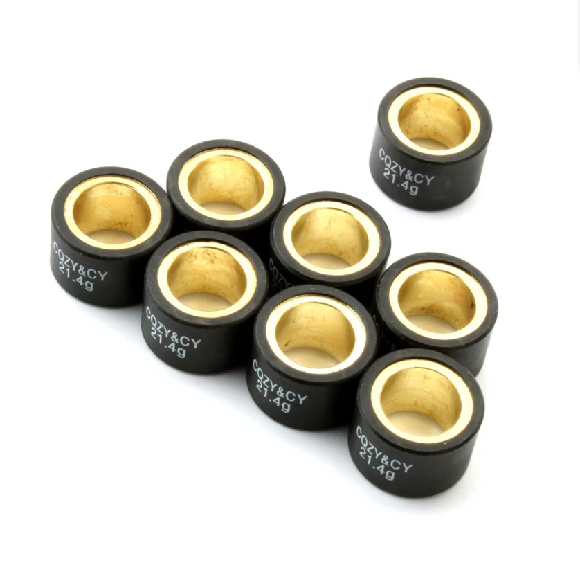 

Комплект из 8 грузиков вариатора (15г, 18.6г, 21.4г) 25x17мм для скутеров Piaggio Beverly Tourer Eu3 400 X Evo X8 400cc