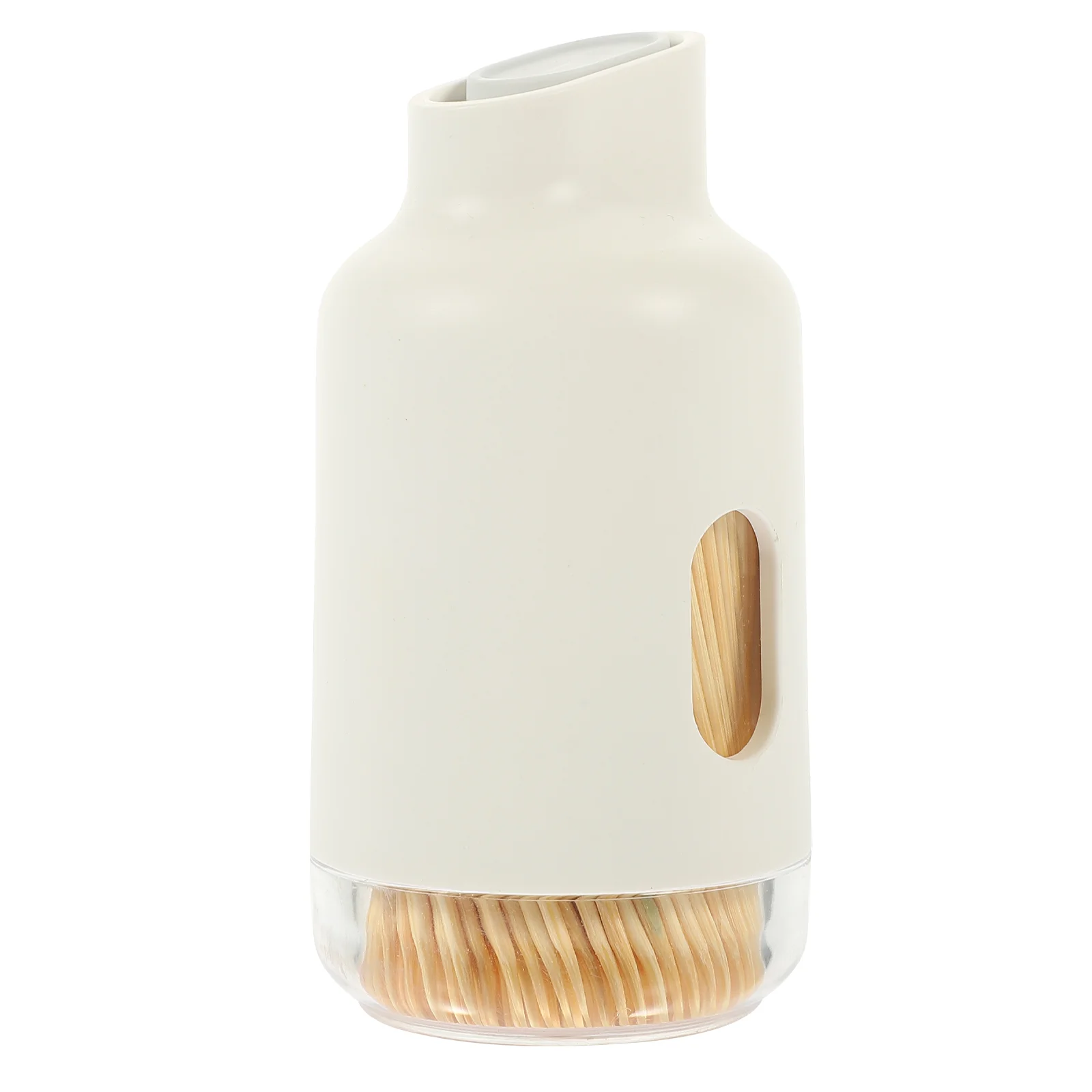 

Wood Decor Wooden Toothpicks Dust-proof Dispenser Holder Supplies Household Container Delicate Daily Convenient