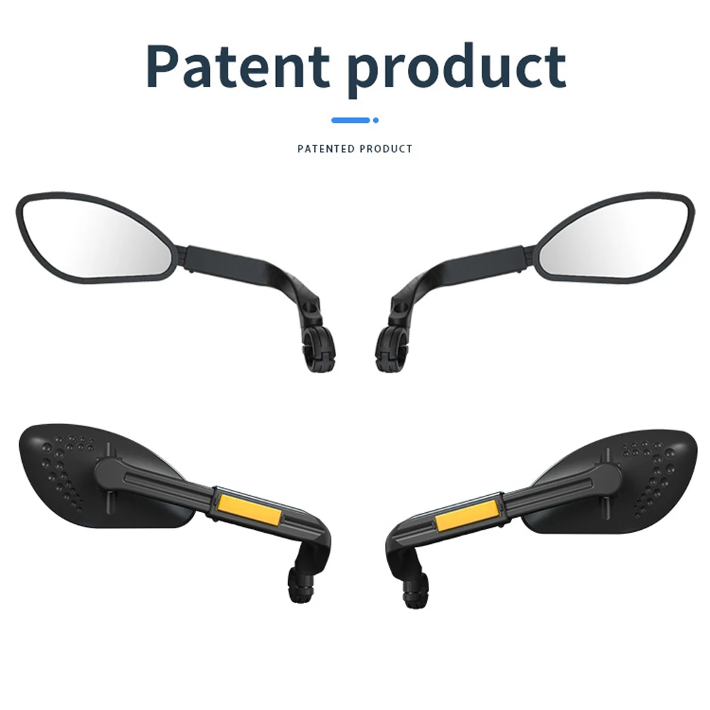 

Bike Handlebar 360° Rearview Mirror Rectangle Telescopic Right/ Left For MTB Road Mountain Bicycle Rearview Mirrors Parts New