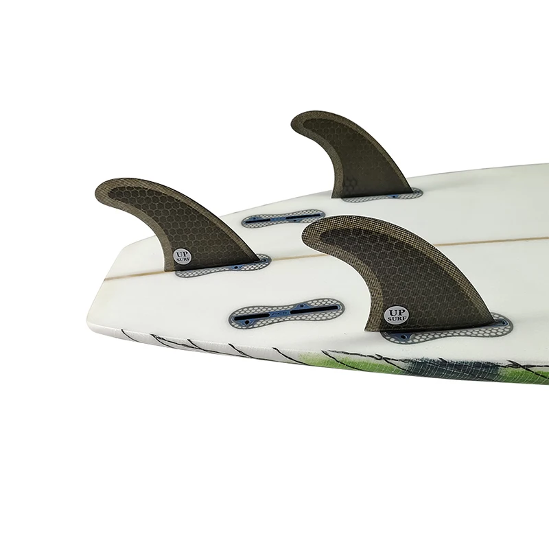 UPSURF FCS2 Fin Surf G3 серый цвет стекловолоконная сотовая доска для серфинга плавники 3