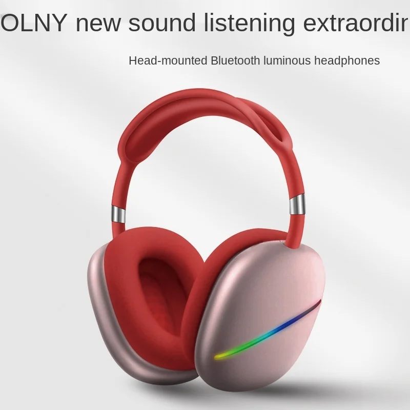 

Новинка, Bluetooth-гарнитура, светящаяся стереогарнитура с FM-картой для занятий спортом, беспроводная гарнитура 022