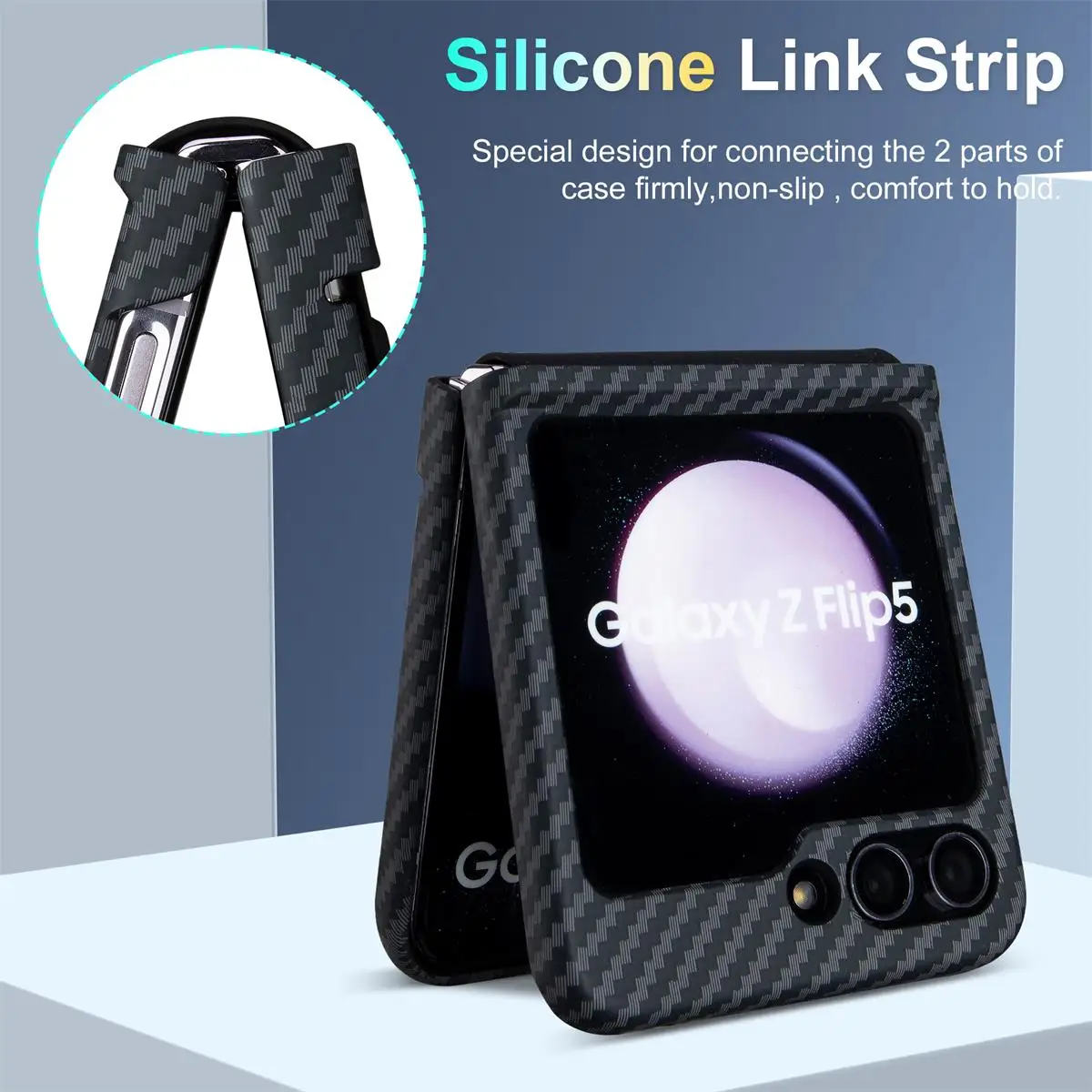 Ультратонкий приятный для кожи матовый складной чехол с петлями Samsung Galaxy Z Flip 6 5 4 3