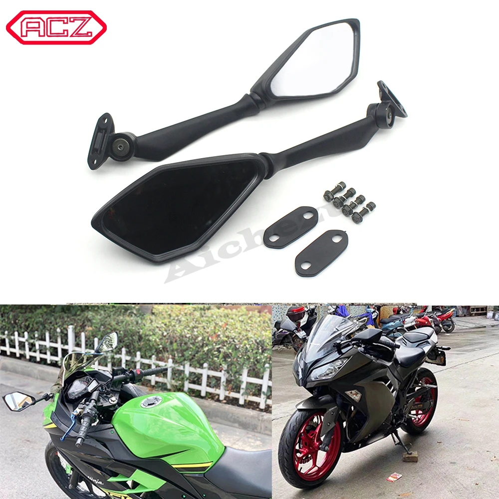 

Motocycle Reflector Rearview Mirrors Side Mirror for Kawasaki NINJA300 NINJA400 NINJA250SL