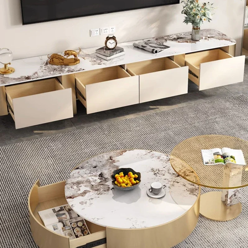 Роскошная подставка для телевизора промышленная мебель напольный шкаф