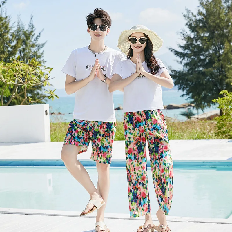 Пляжная одежда для семьи комплект рубашек отпуска длинное синее платье матери и