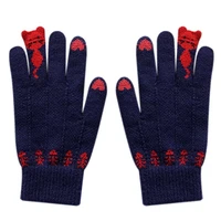 winter women cute cartoon cats touch screen gloves full finger knitted mittens