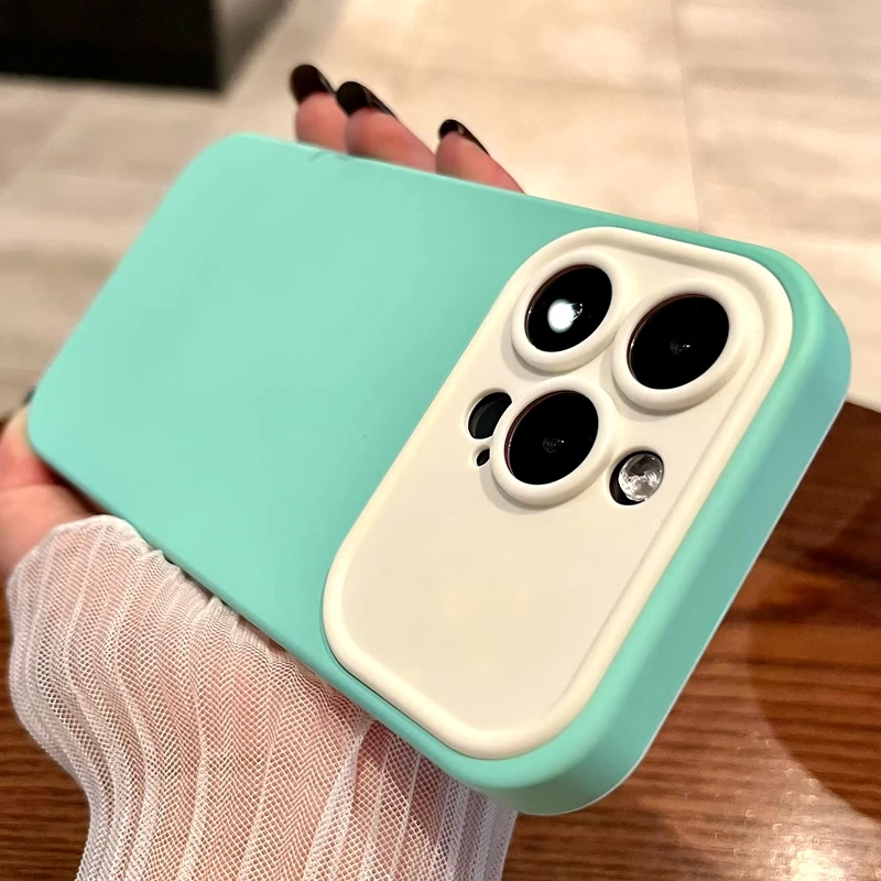 Soft Candy Silicone Phone Case For iPhone 14 13 12 11 Pro Max X Xs XR Max Bumper Shockproof Cases Cover