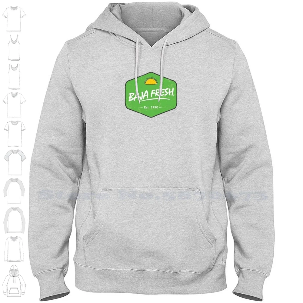 Baja Fresh Logo Unisex Clothing 2023 Sweatshirt Printed Brand Logo Graphic Hoodie