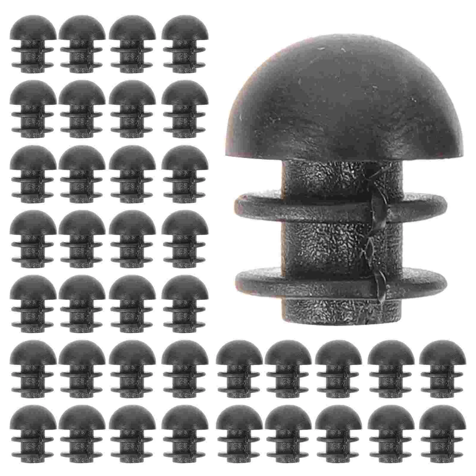 

100 Pcs Warhead Button Plugs Furniture Cabinet Hole Decorative Holes Plastic Screw