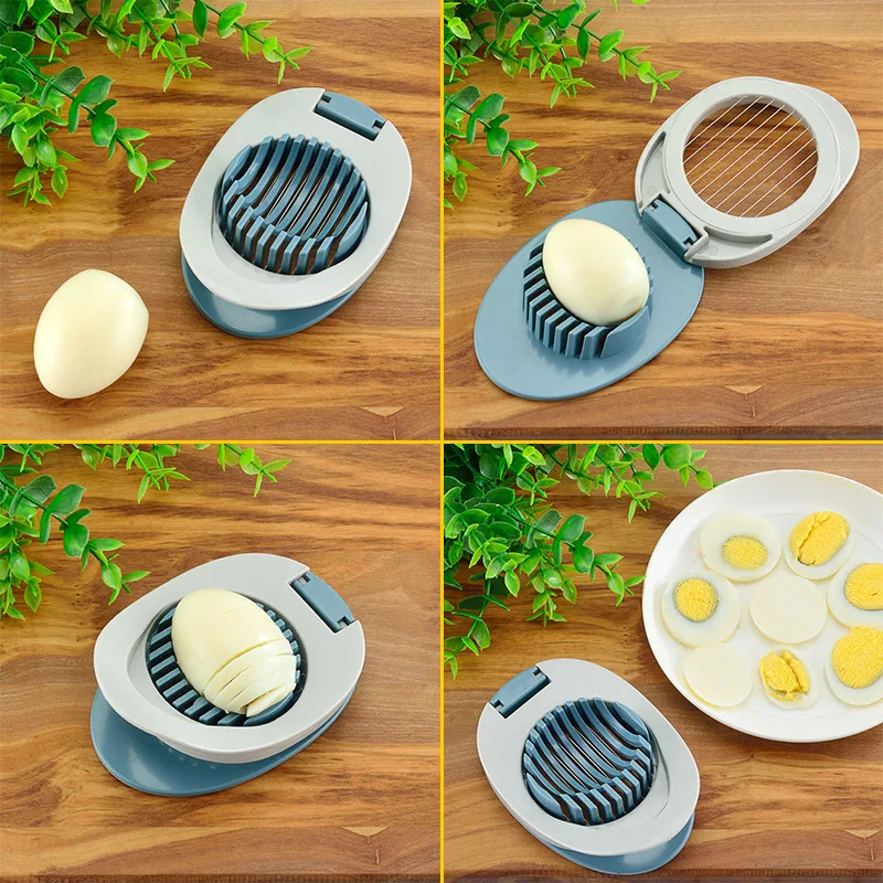 

Multifunction Egg Slicers Section Cutter Divider Plastic Egg Splitter Sliced Egg Device Creative Kitchen Egg Tools