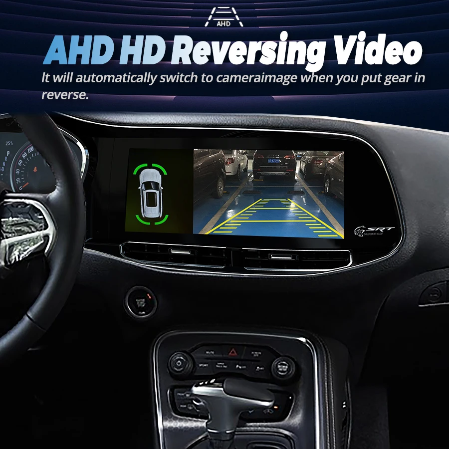 12 3-дюймовый автомобильный радиоприемник для Dodge Challenger SRT Hellcat 2010-2023 Android Carplay