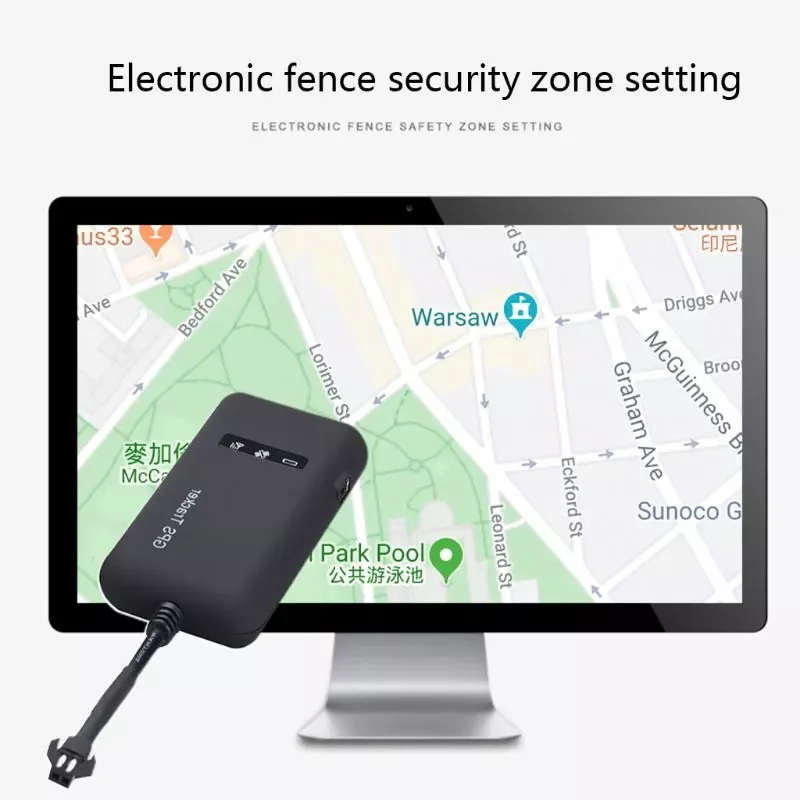 

GT02A Car GPS Tracker GSM GPRS SMS Vehicle Tracking Device Monitor Locator