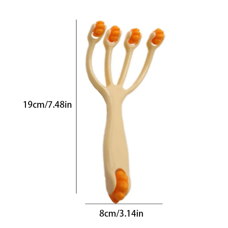 1 шт. пятиколесный роликовый массажер для поясницы спины шеи и ног