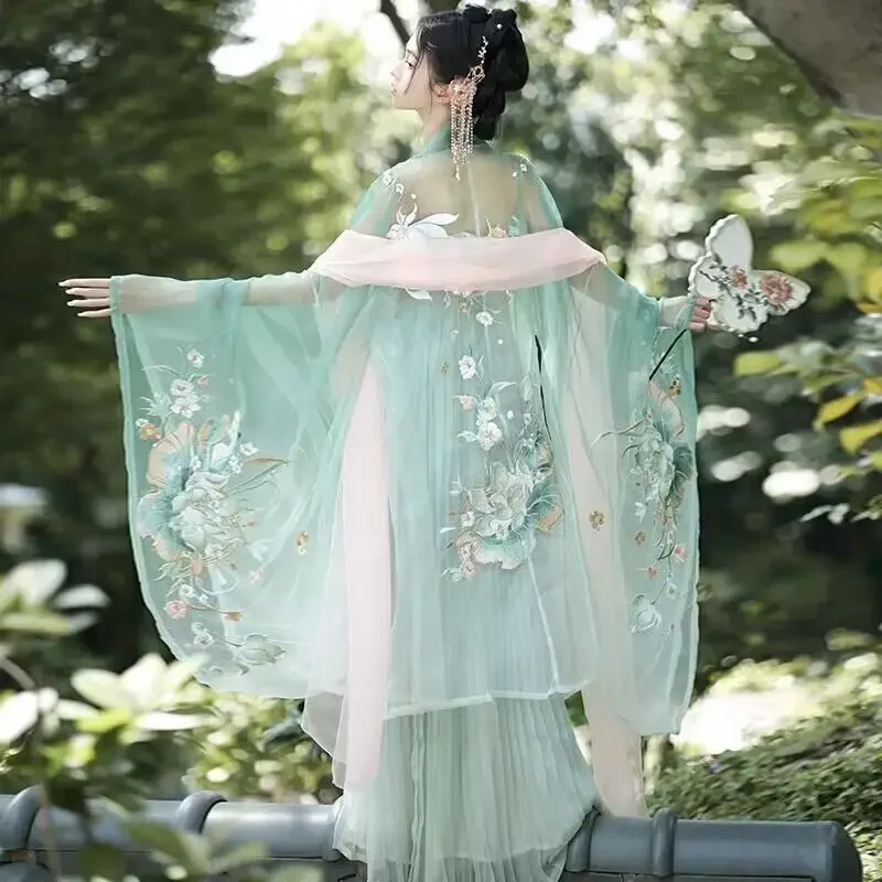 Женское платье Hanfu Традиционный китайский костюм для косплея Хэллоуина с