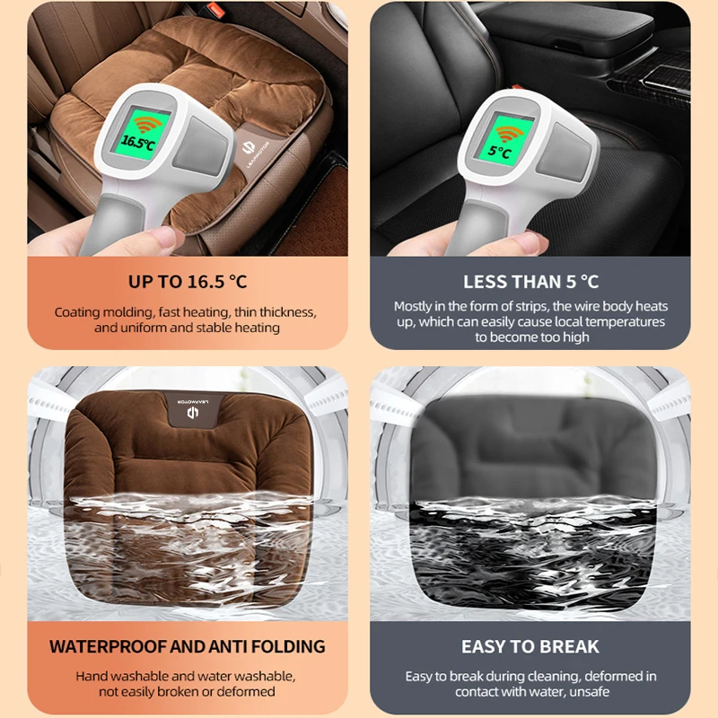 Car Seat Cover Warm Short Cushion Winter Soft Plush Protection For Leapmotor T03 S01 C11 C01 C10 Leap Motor