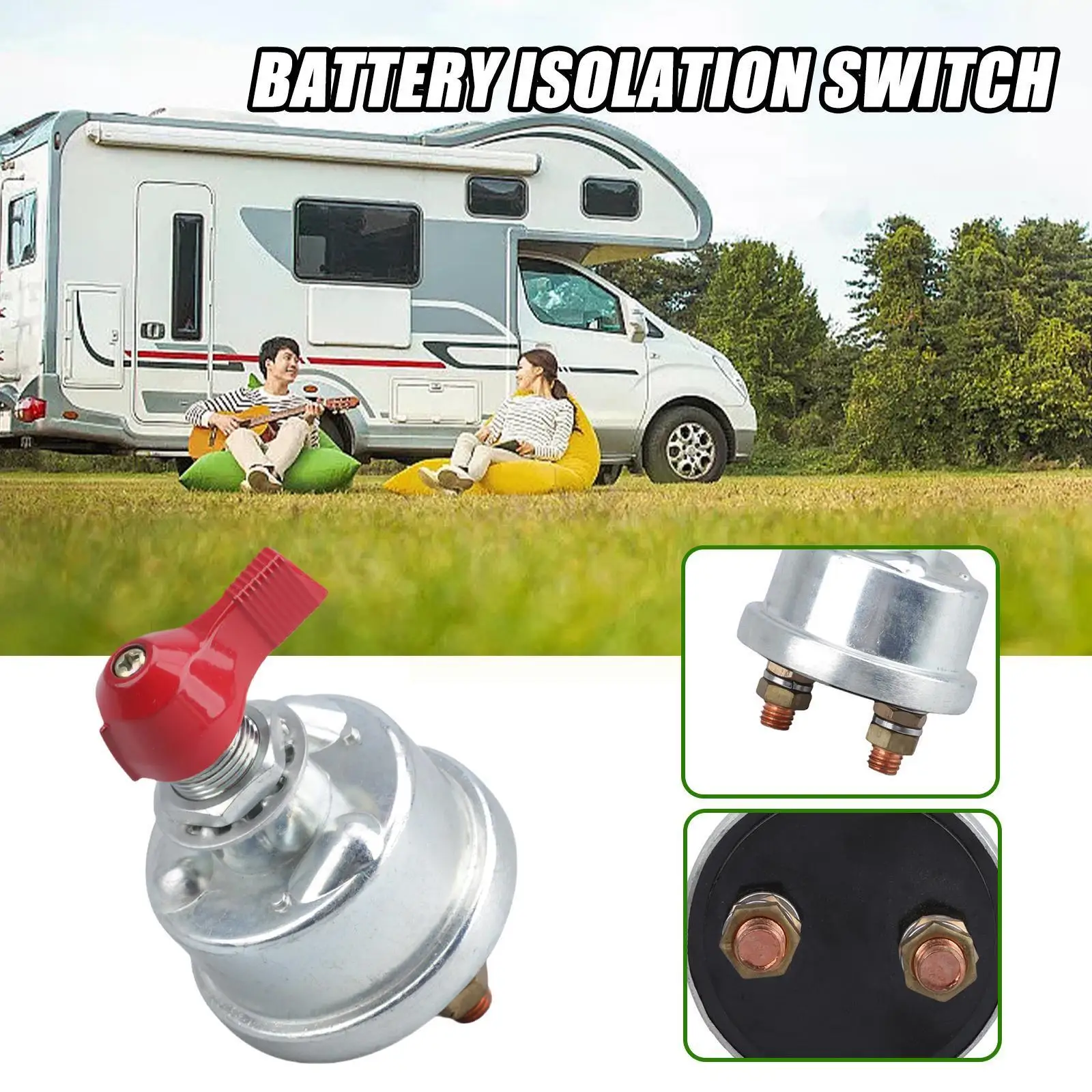 

2-Post Racing Master Battery Quick Disconnect Shut Switch Kill Off Safety M2G3