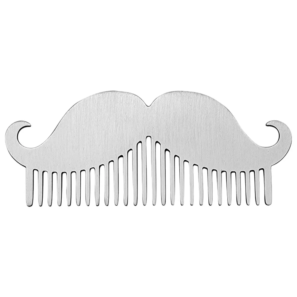 

Comb Grooming Mens Combs Mustache Beard Straightener Pocket Beards Styling Tool Stainless Steel Travel