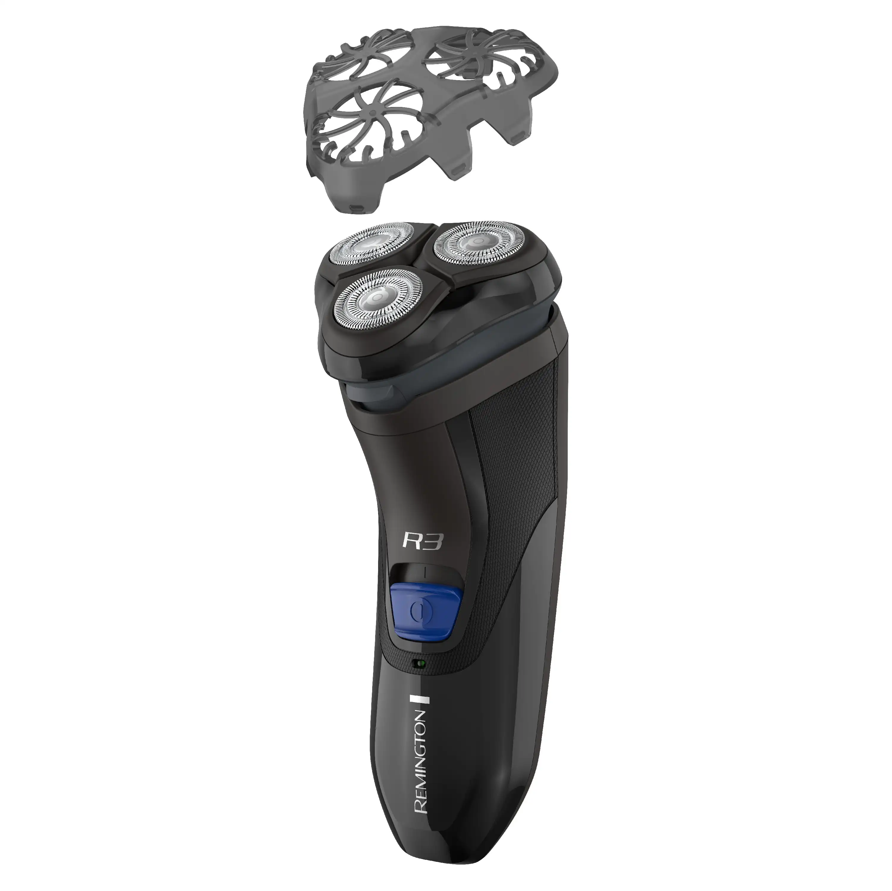 

R3000 Series Rotary Shaver, Men's Razor, Black/Blue, Pr1335C