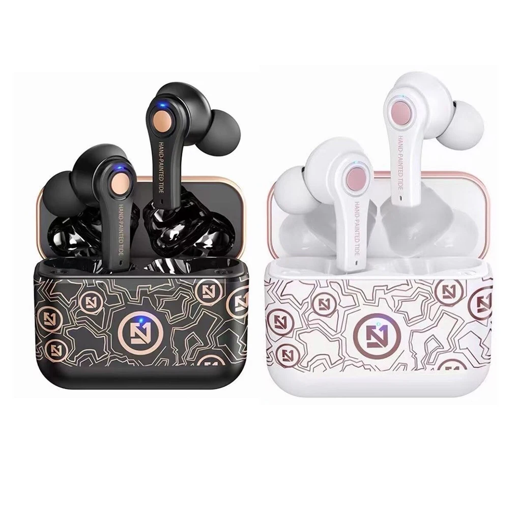 

1 Pair Bluetooth-compatible Earbud Portable Ergonomic Earphone Headset