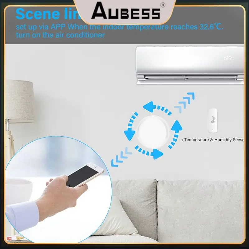 

Smart Remote Controller Tuya/smart Life App 8m Wireless Wifi-ir Controller Voice Control High Quality Wifi-ir Universal Remote