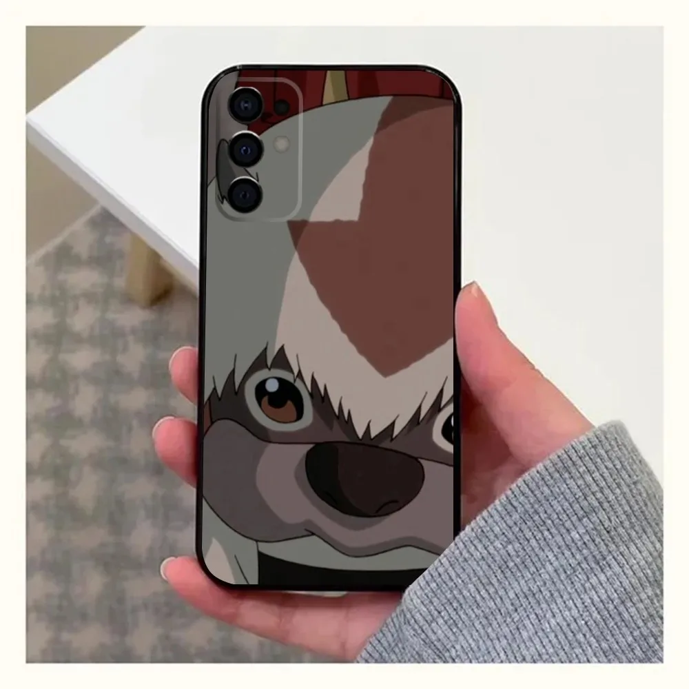 Appa Yip Avatar Phone Case For Samsung S24 S21 S22 S23 S30 Ultra S20 Plus Fe Lite Note 10 9 5G Black Soft Cover