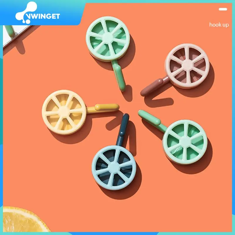 

Strong Self Adhesive Door Wall Hangers Hooks Creative Lemon Shape Dormitory Kitchen Bathroom Suction Heavy Load Rack