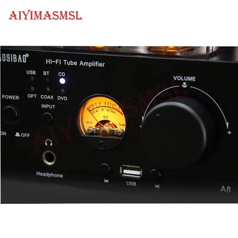 AIYIMA SMSL 2 0 80 Вт 12J1S 13P1P HIFI ламповый усилитель Bluetooth USB