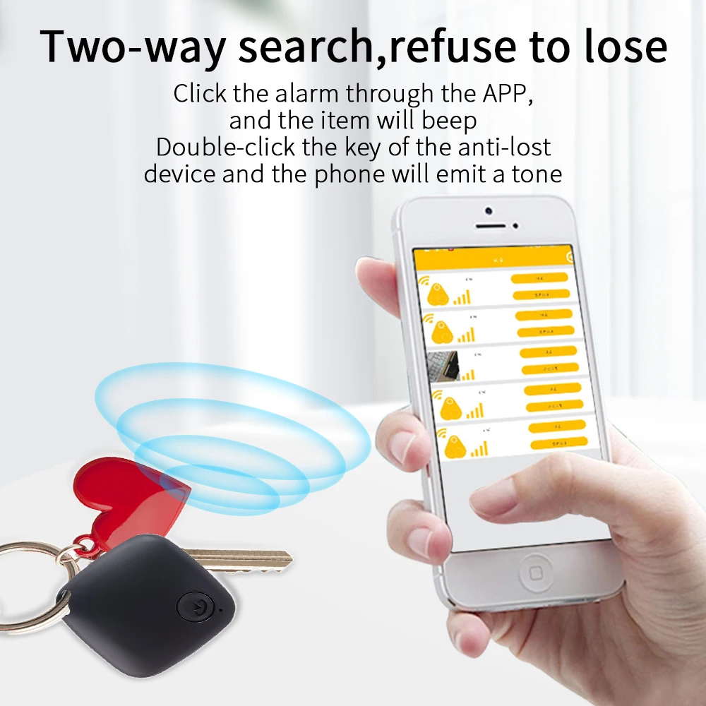 Portable Mini GPS Tracker Bluetooth Smart Locator For Mobile Keys Pet Kids Finder Smart Anti-Lost Device GPS Locator images - 6