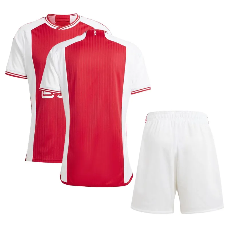 

2023 New Ajiax Short sleeves Clothing Adult and Kid kit Customized shirt set