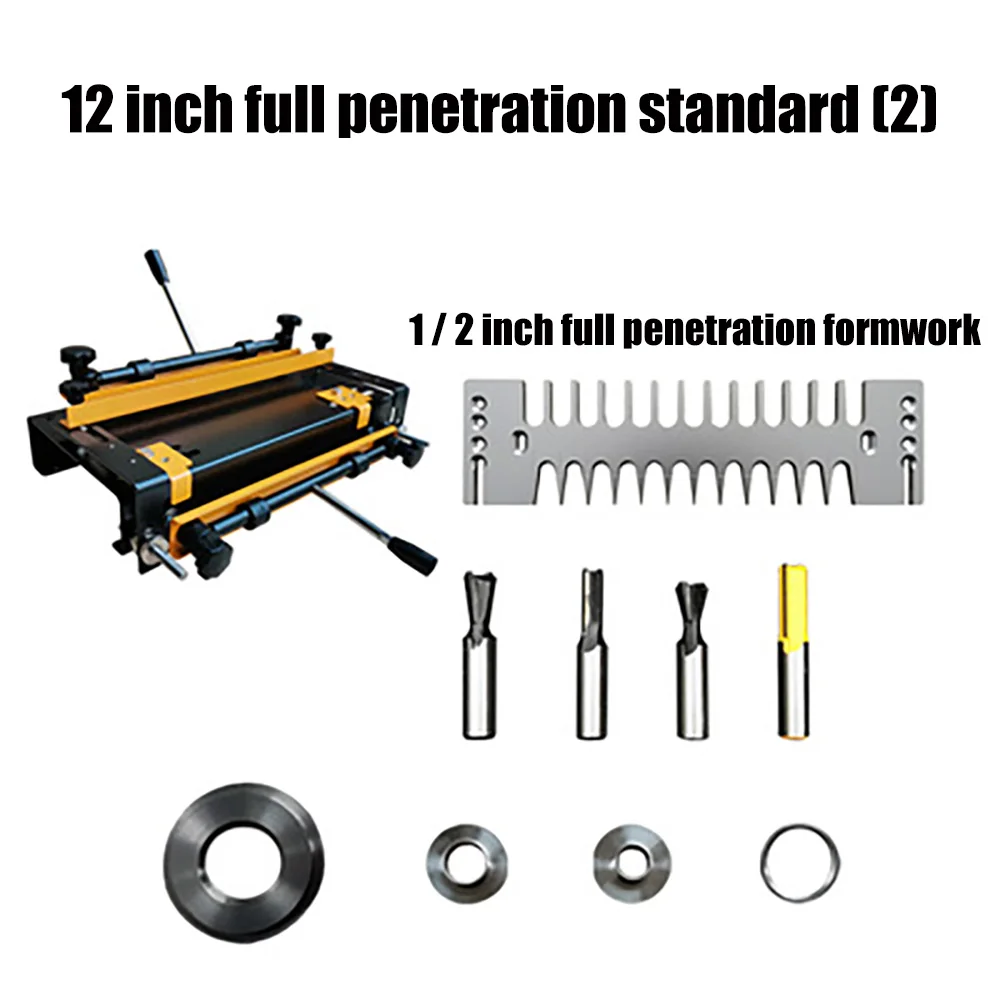 

12-Inch 30CM Dovetail Jig Porter Cable Machine with 1/2 Full Transparent Template Wood Cabinet Woodworking Tool