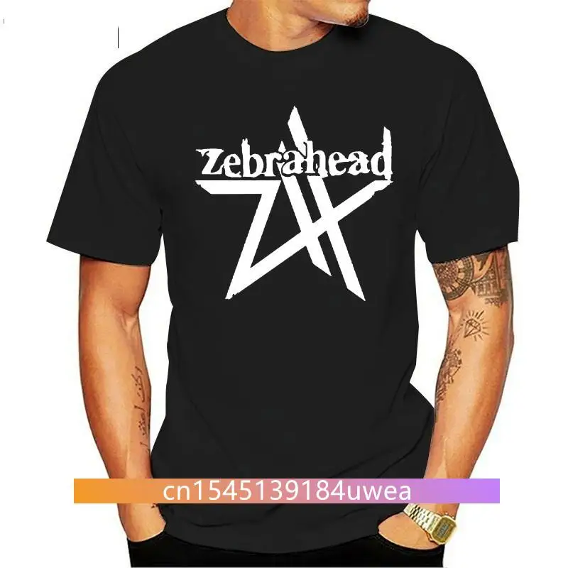 New ZEBRAHEAD American Rock Band Men's Black T-Shirt Size S-3XL Men T Shirt Print Cotton Short Sleeve T-Shirt