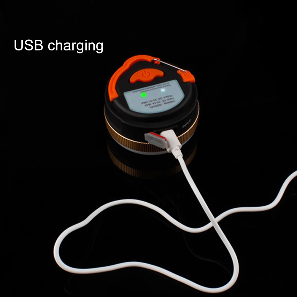 

Портативный светильник для кемпинга, светодиодный рабочий светильник с зарядкой от USB, повседневный водонепроницаемый светильник для пала...