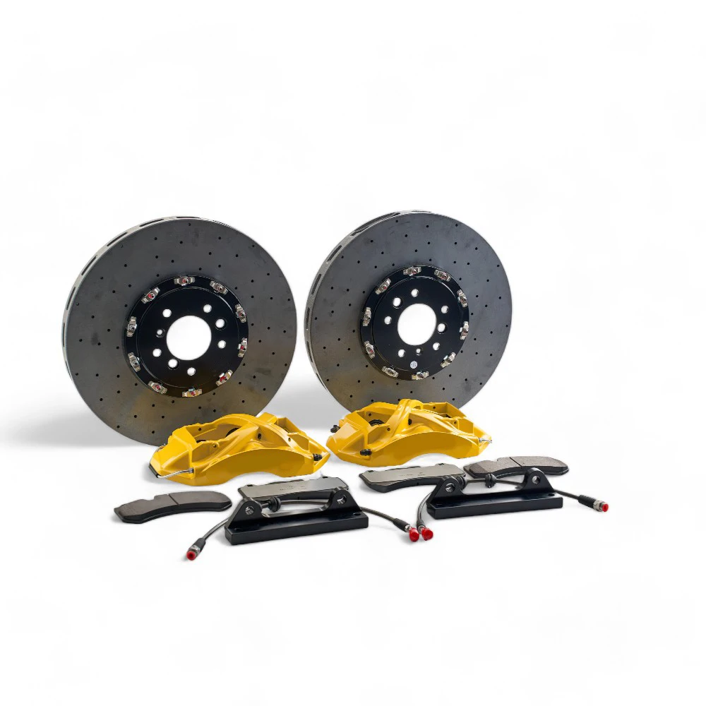 Углеродно-керамические диски X61 Серебристый суппорт с заднем колесом тормозного