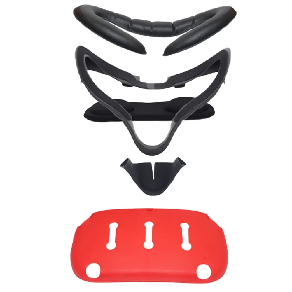 

5pcs Nose Pad Easy Install Replacement Parts Protective Anti Leakage PU Leather Comfort VR Lens Cover Set For Oculus Quest