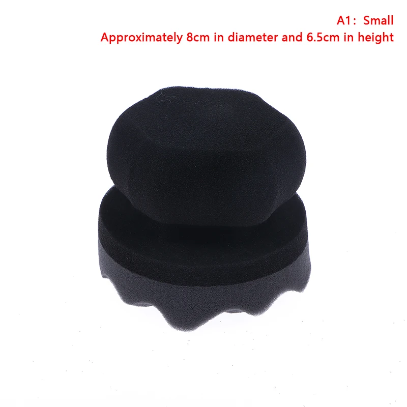 

Круглая моющаяся губка для автомобиля, многоразовый аппликатор для мытья шин, детейлинга, с шестигранной ручкой