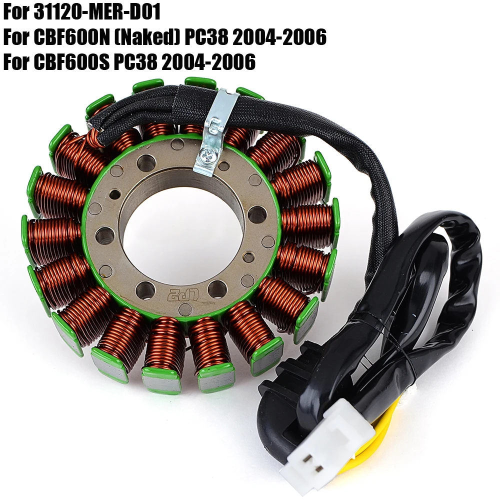 

31120-MER-D01 Motorcycle Stator Coil for Honda CBF600N Naked CBF600S PC38 2004 2005 2006