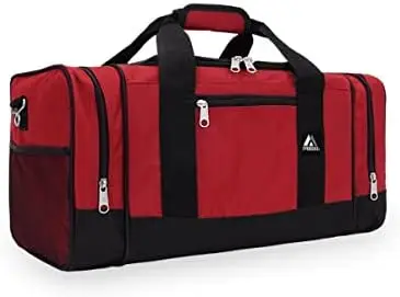 

esportiva de bagagem, Bolsa esportiva vermelha/preta, Vermelho/preto, One Size